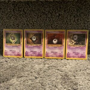 Pokemon Unown Card Sets